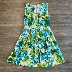 💙Blue and Green Floral Dress💚